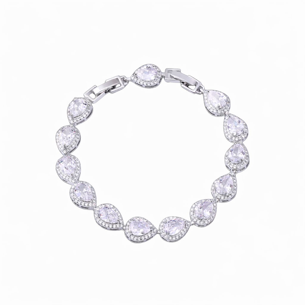 Tear Drops AAAA Zircon Bracelet